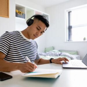 Focused on his Education